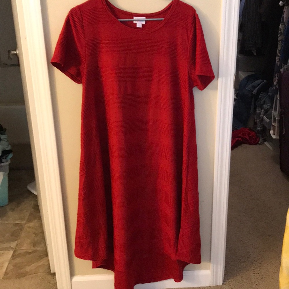 pin-tucked Carly LulaRoe dress